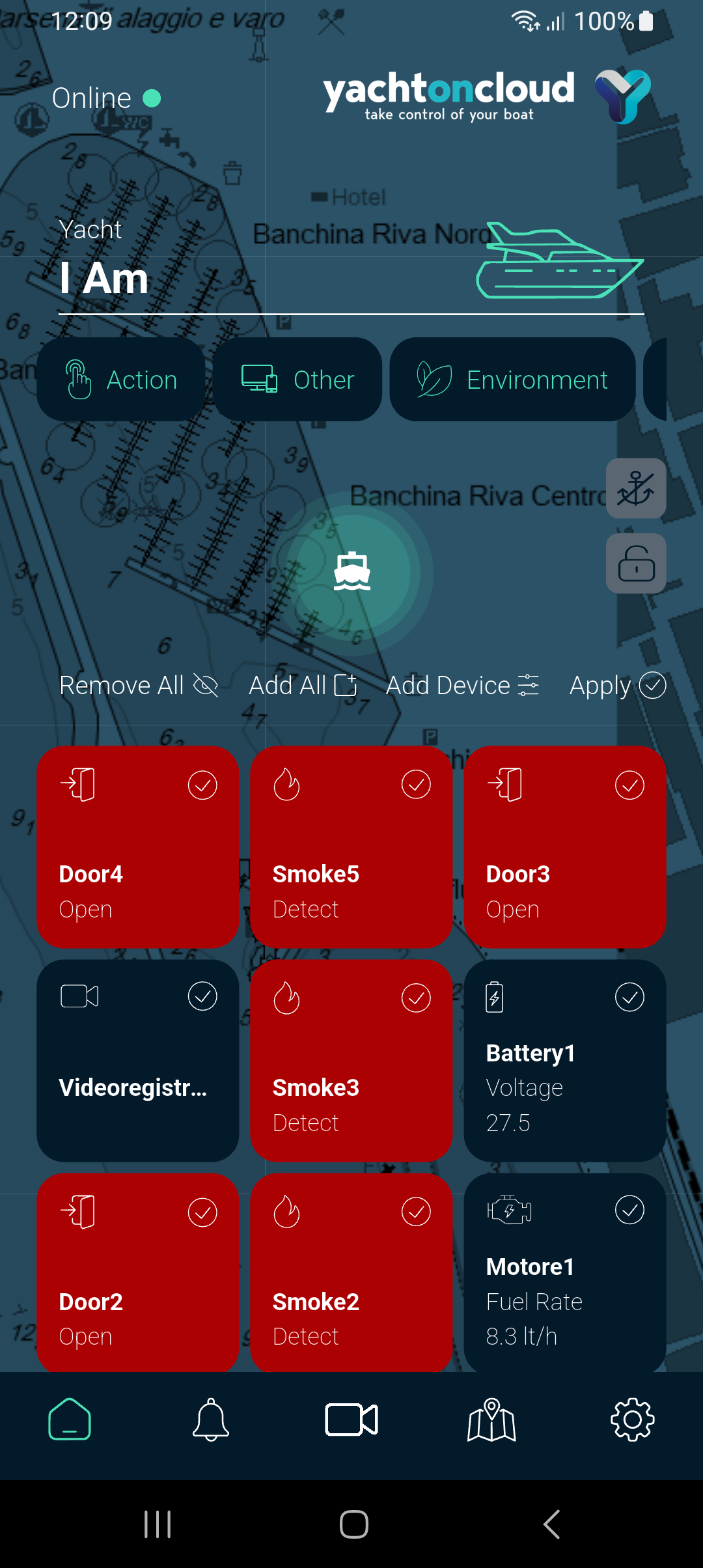 Modalità di modifica della dashboard